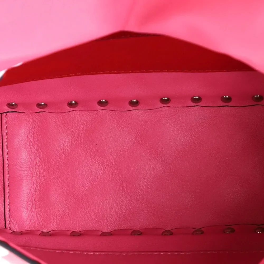 Valentino Garavani Rockstud Spike #59650V88B Pink Handbag - Picture 12 of 14